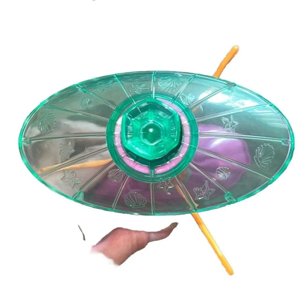 Vintage 2003 Polly Pocket Wild Waves Sea Pet Carousel Girls Toy Pink Collectible
